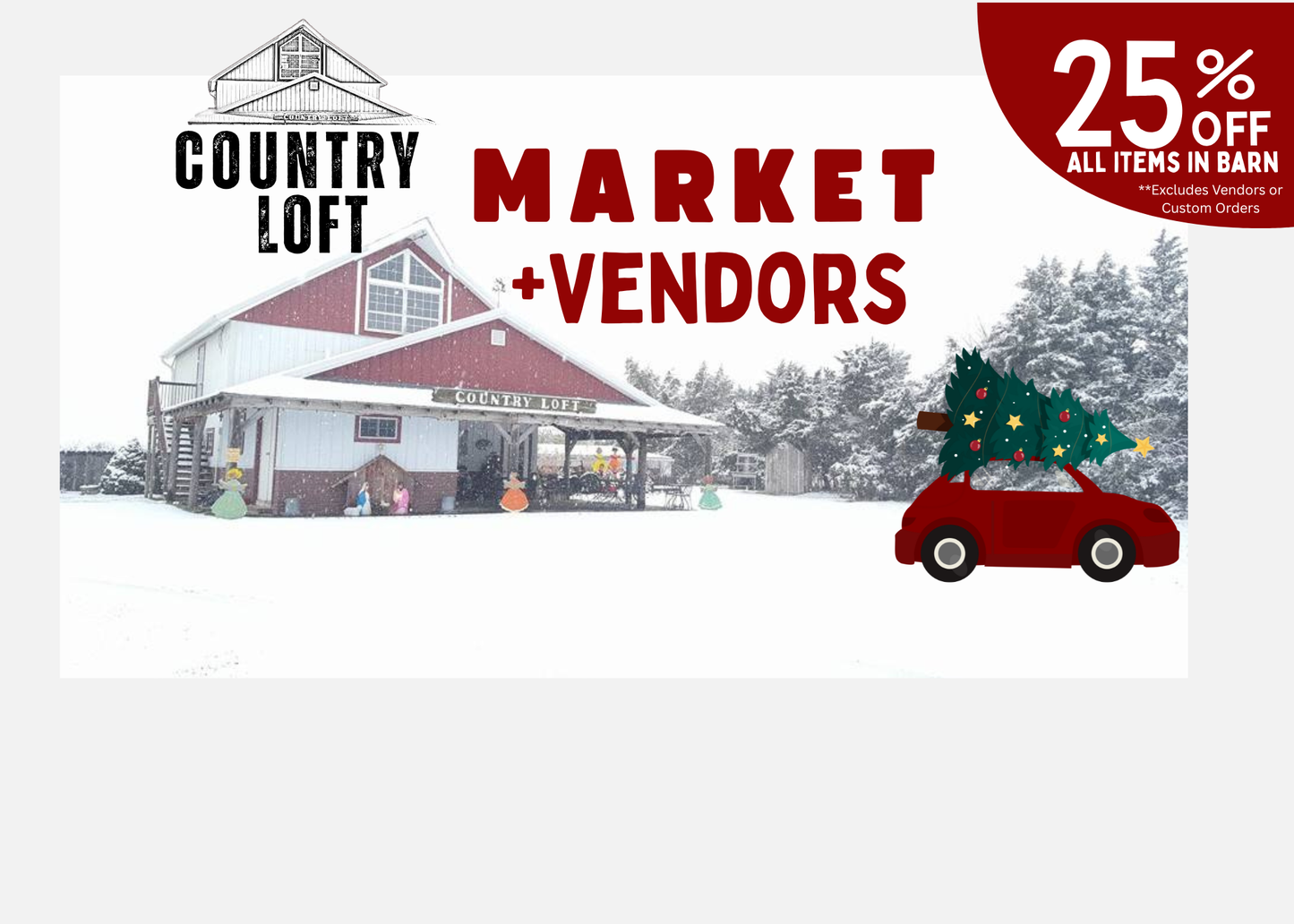 Country Loft Christmas Market Vendor Form