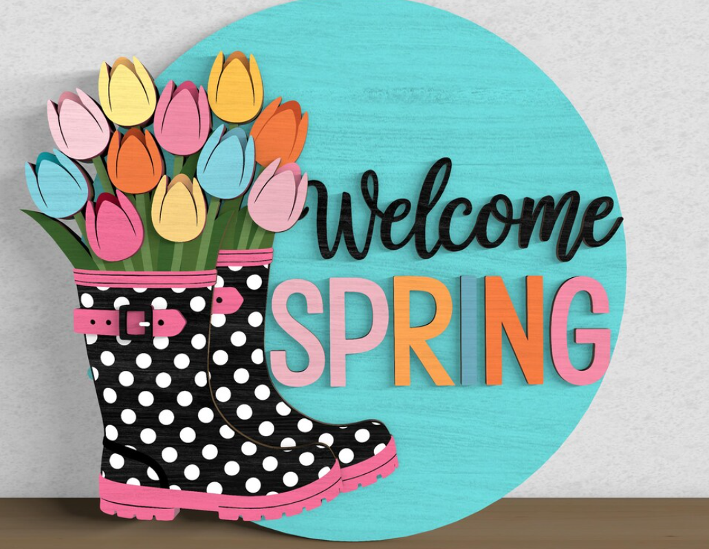 Country Loft Spring Door Hanger Painting Party