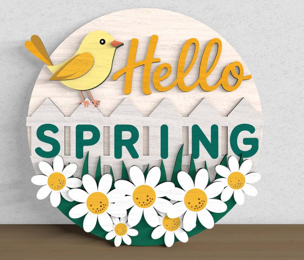 Country Loft Spring Door Hanger Painting Party