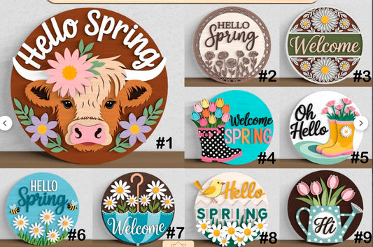 Country Loft Spring Door Hanger Painting Party