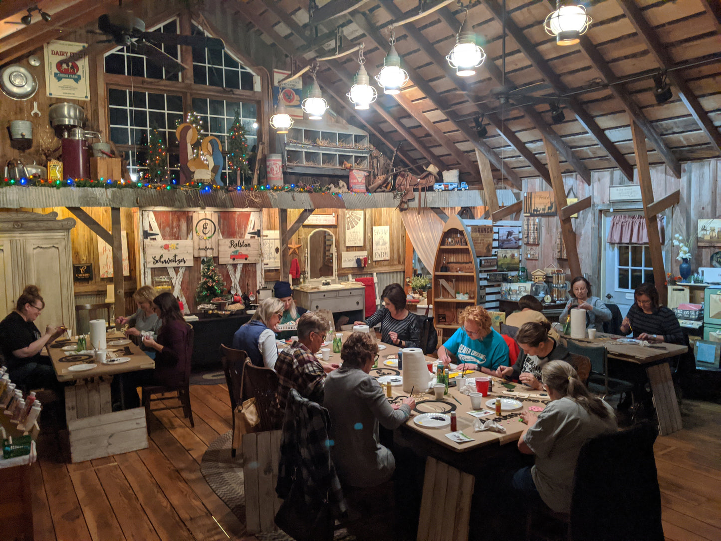 Country Loft Spring Door Hanger Painting Party