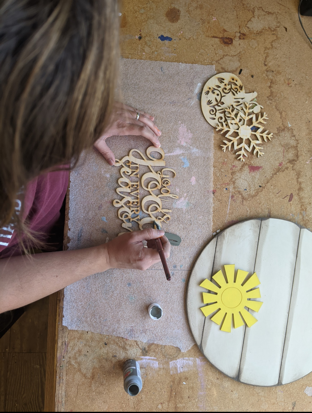 Country Loft Spring Door Hanger Painting Party